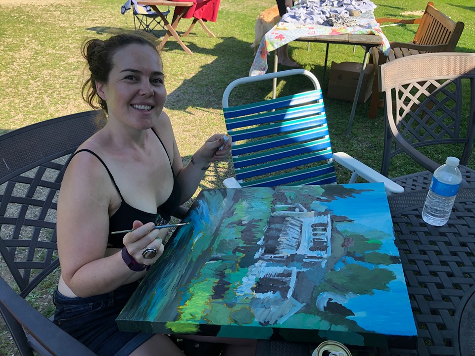 Painting at the Farm